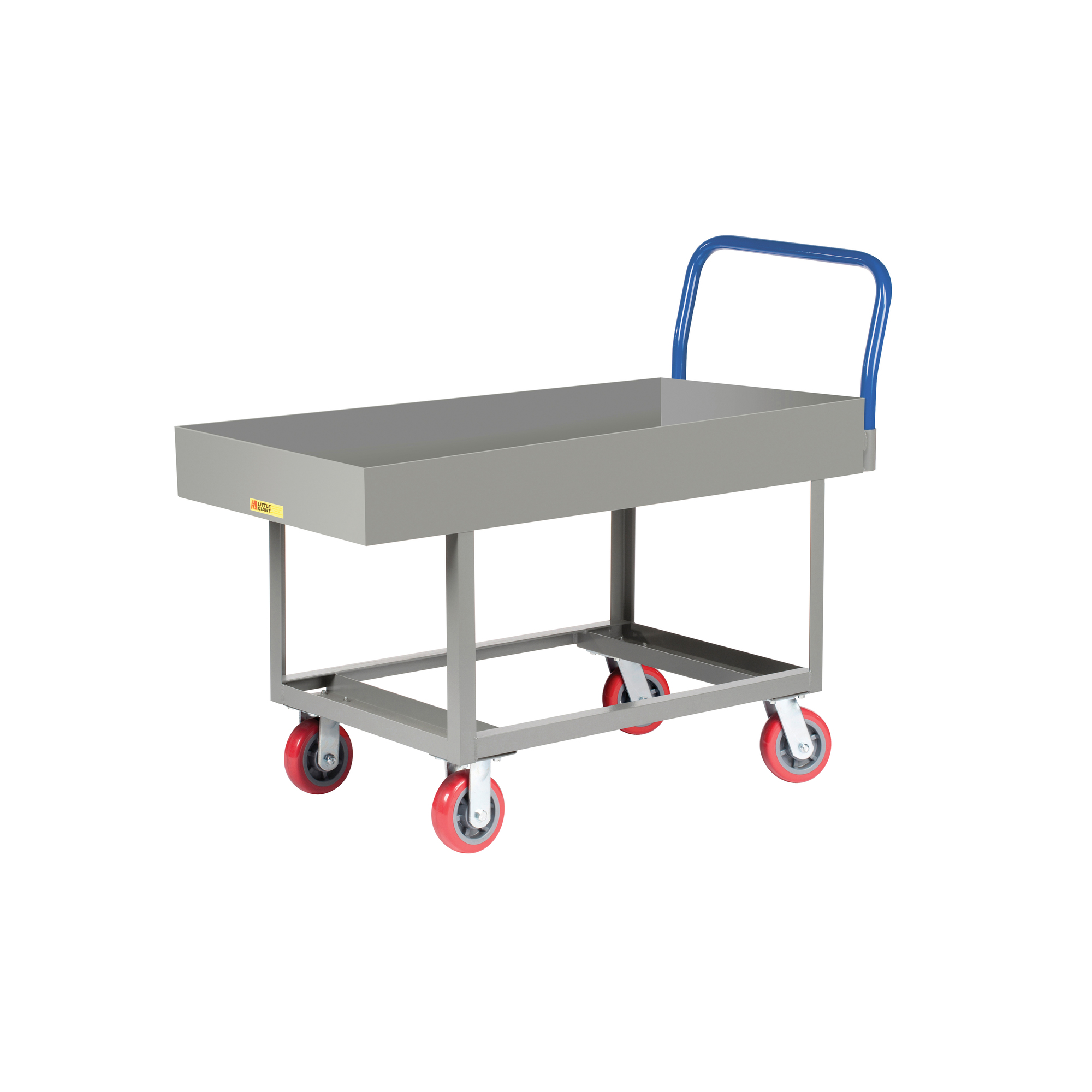 Little Giant Ergonomic Work Height Platform Truck Lipped Deck, Capacity 2,000 lb, Platform Width 30 in, Model# RNLX6-3048-6PY